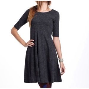 Ganni Charcoal Grey Winter Jersey Dress Size M